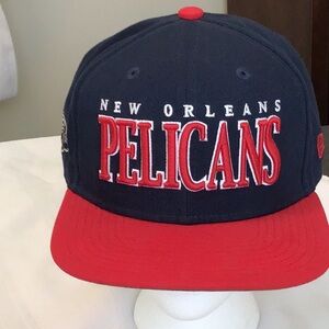 New Orleans Pelicans New Era 9 fifty baseball adjustable hat used great cond.